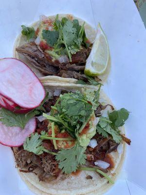 Carnitas tacos.