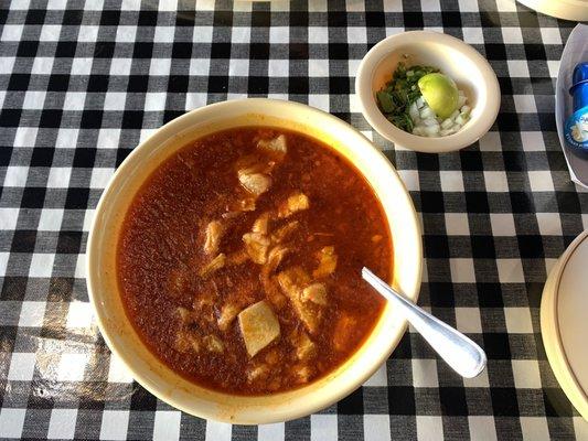 Saturday morning menudo - delicious!