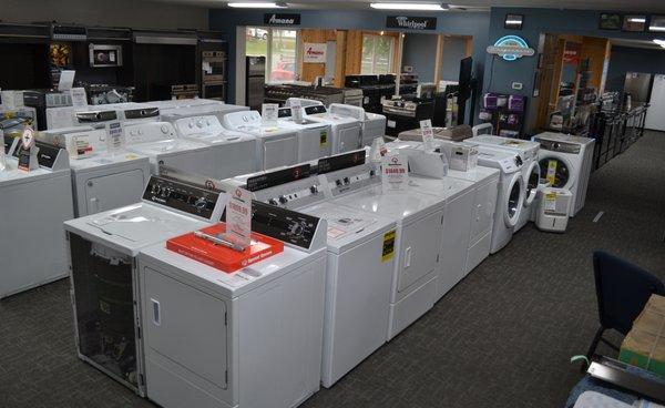 Laundry from Frigidaire to GE to Speed Queen and many more.