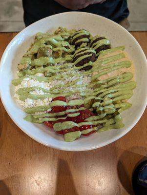 Mediterranean mezze bowl