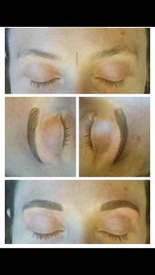 1st Time eyebrow microblading