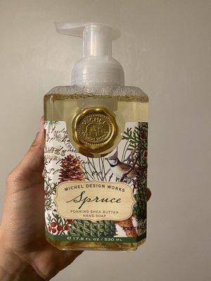 This spruce soap smells AMAZING! 20% off right now for Christmas