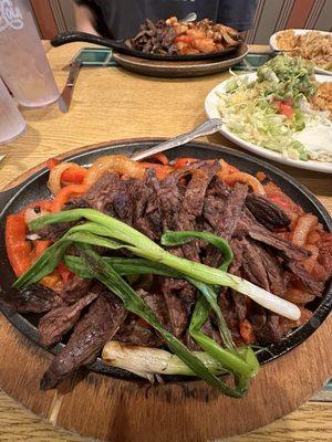 Beef fajitas