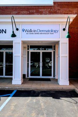 Walk-in Dermatology Back Entrance