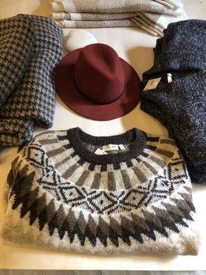 Cozy sweaters at Sterre inside Stanley Marketplace