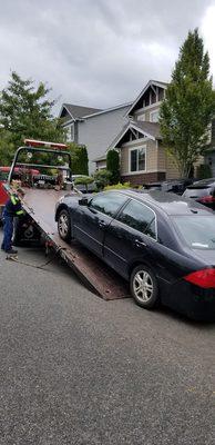 Car needed towed to repair shop..good service provided!