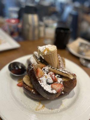 Banana Split French toast.