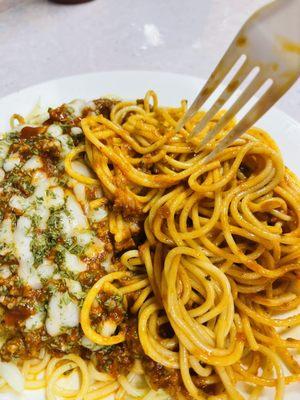 Cheese Italian spaghetti