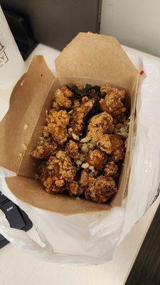 Garlic Popcorn Chicken