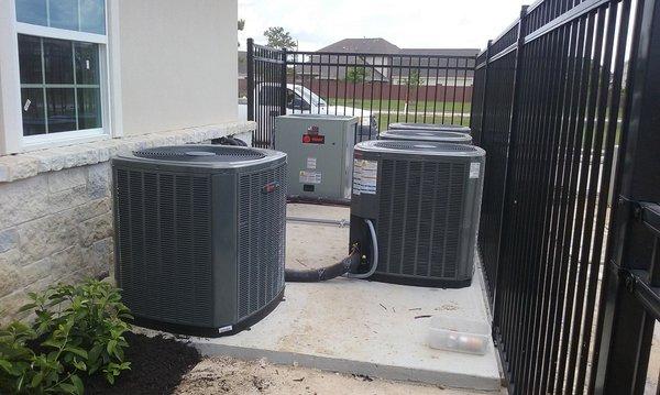 Installation of 10 Complete Systems at a new private School in Cypress.