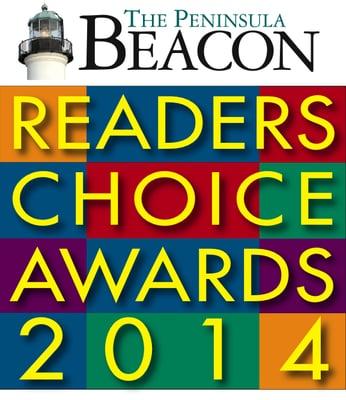 Peninsula Beacon Reader's Choice award for Best Mortgage Banker on the Peninsula, 4 years in a row.