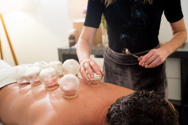 We utilize cupping as part of our treatments.