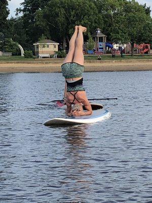 SUP headstand Virginia!