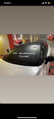 Tint Windshield