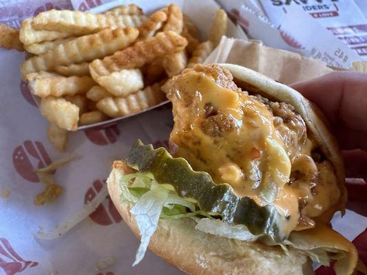 Delicious Boomin chicken slider.