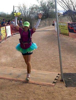 My 100 mile trail run finish on November 1st 2016 after 28 hours and 23 minutes.