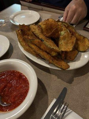 Fried zucchini