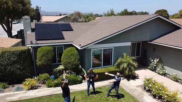 Another happy customer and a great solar install.