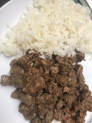 Beef and rice