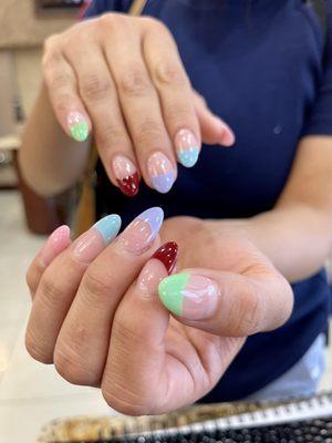 simple & cute worth for a try! let's try us now " shadow Nail Spa "