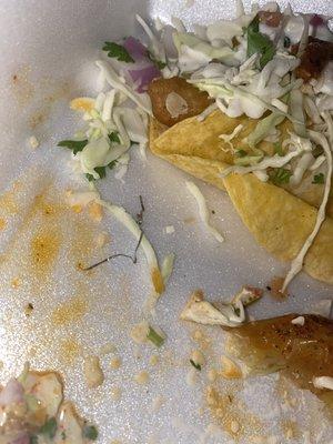 Metal piece in my fish taco