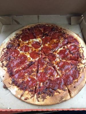 $5 pepperoni pizza for when you are in a hurry. Not bad