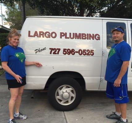 Amy and Rick Tracy from Largo Plumbing