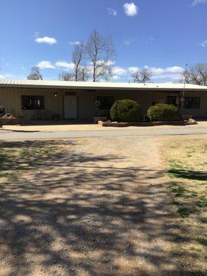 Office, community room, storm shelter