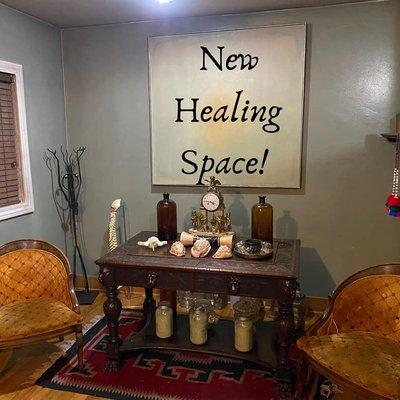 talk therapy & tea side of the healing space