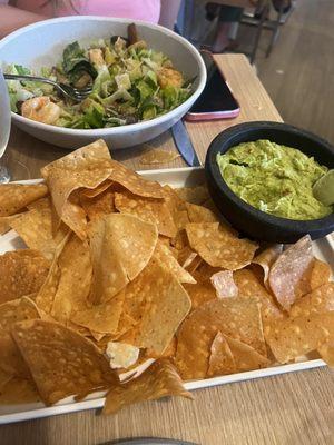 Guacamole and chips