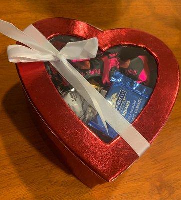 A steal at $5.00--a box of sumptuous chocolates.