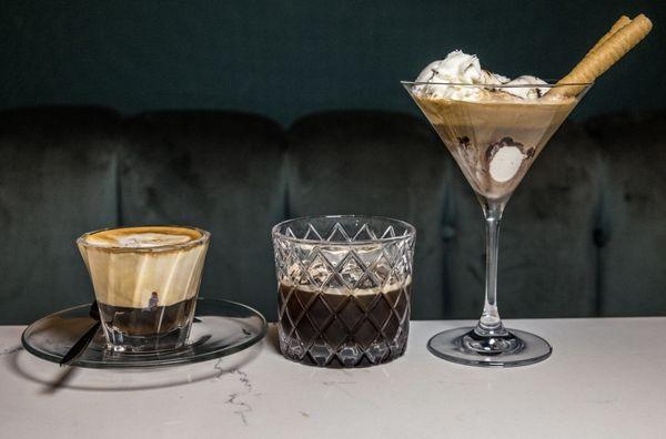 ESPRESSINO FREDDO, ESPRESSO SALENTINO SHAKERATO, AFFOGATO