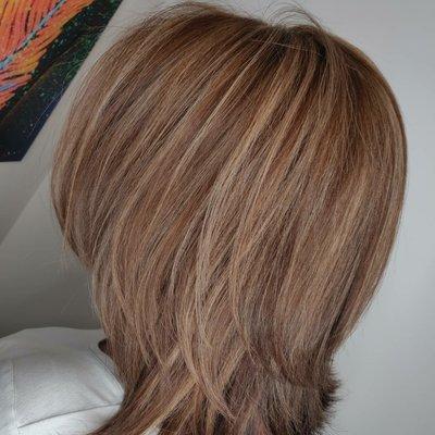 Bronde!!! Brown but blonde.