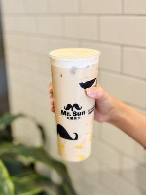 Caramel pudding milk tea