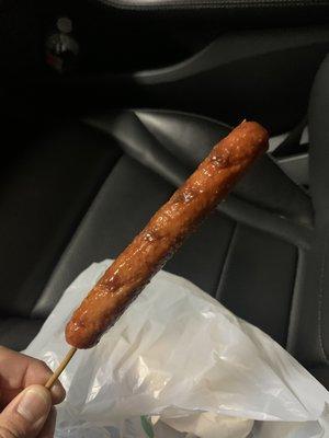 Sausage on a stick