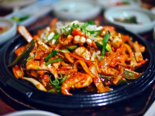 Stir Fried Baby Octopus