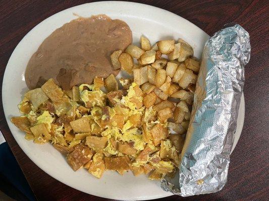 Migas con Huevo Plate