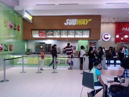 The New Subway at the Solano Food Court