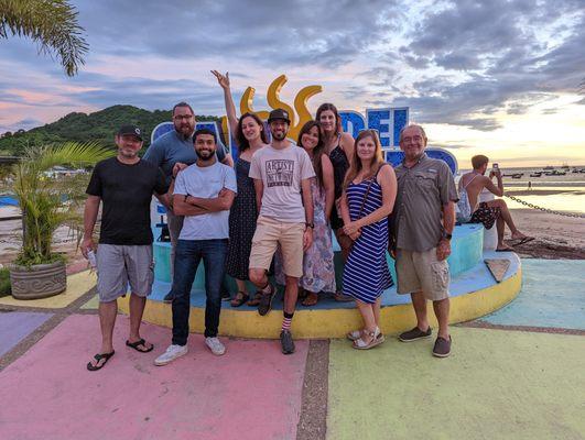 Some of the Linkenheiemer Team in San Juan Del Sur, Nicaragua after providing eye care to residents in the region