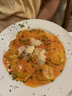 Lobster ravioli