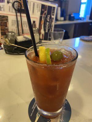 Double Tito's bloody mary