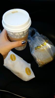 Signed up for email coupons. Got a free sandwich and then a free bakery item and coffee!