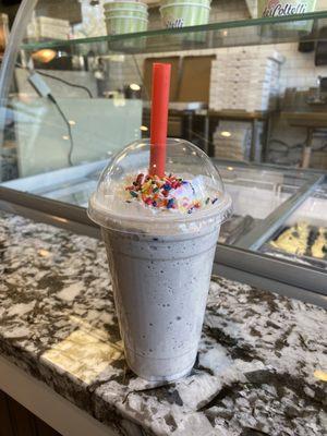 Cookies and Cream milkshake