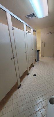 Lots of bathroom stalls.