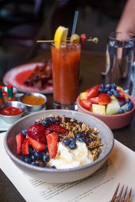 Housemade Granola & Bloody Mary - IG: @nelson_eats