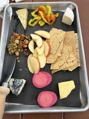 $25 dollars is a rip off for this "cheese board"