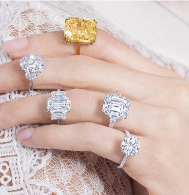 Which incredible ring from Kwiat Diamonds would you choose?  With rings like these there is no bad choice!