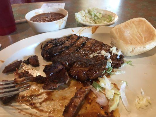 Bbq pork chop special