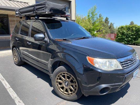 Mounted and balanced wheels and tires! Window tint all around