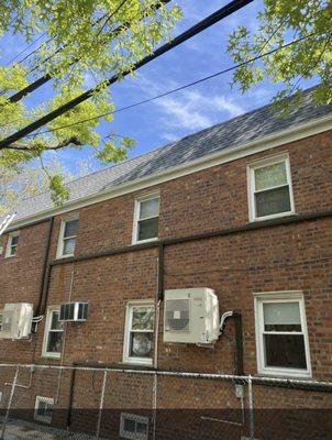 Re-roofing before and after